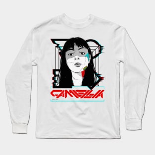 Vaporwave Girl Cyberpunk Urban Futuristic Style Long Sleeve T-Shirt